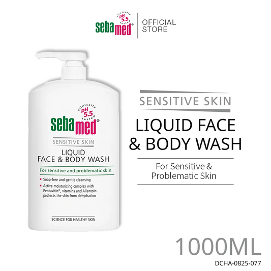 sebamed Liquid Face & Body Wash 1000ml