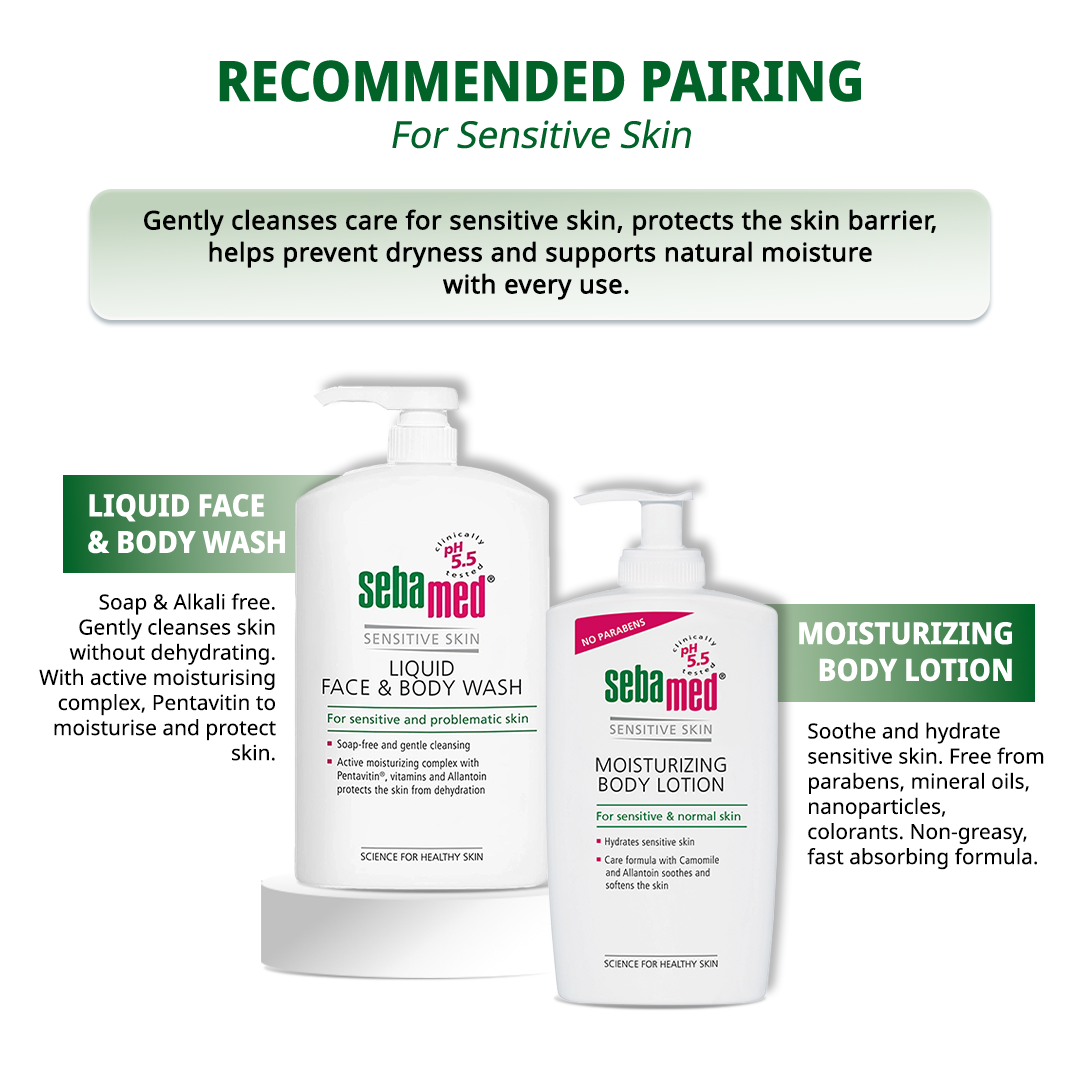 sebamed Liquid Face & Body Wash 1000ml