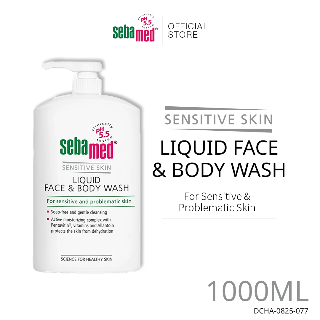 sebamed Liquid Face & Body Wash 1000ml