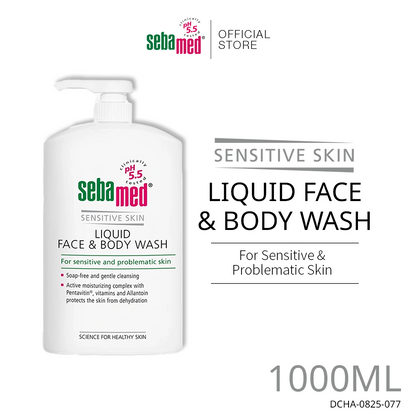 sebamed Liquid Face & Body Wash 1000ml